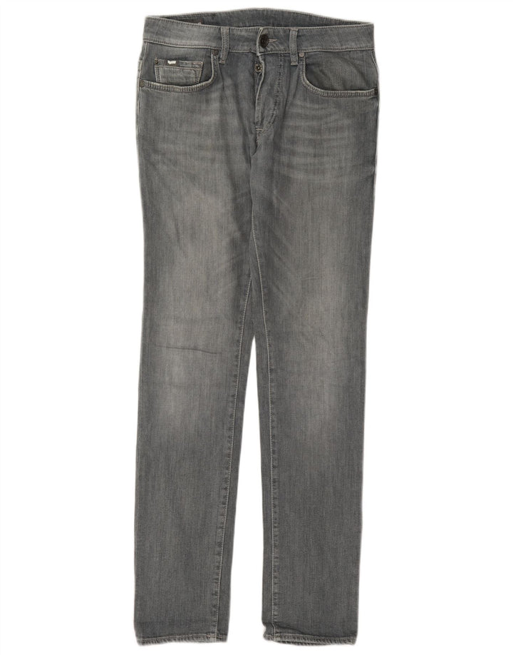 Damskie jeansy Gas W30 L34 Szara bawełna