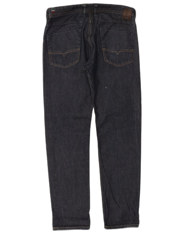 Diesel Męskie Reelack Straight Jeans W31 L32 Granatowa Bawełna
