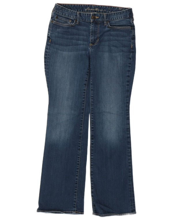 Jeansy damskie Eddie Bauer Curvy Bootcut US 6 Medium W28 L30 Niebieska bawełna