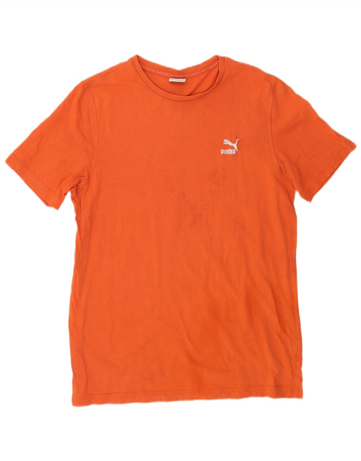 Męska koszulka Puma Top, średnia, pomarańczowa bawełna