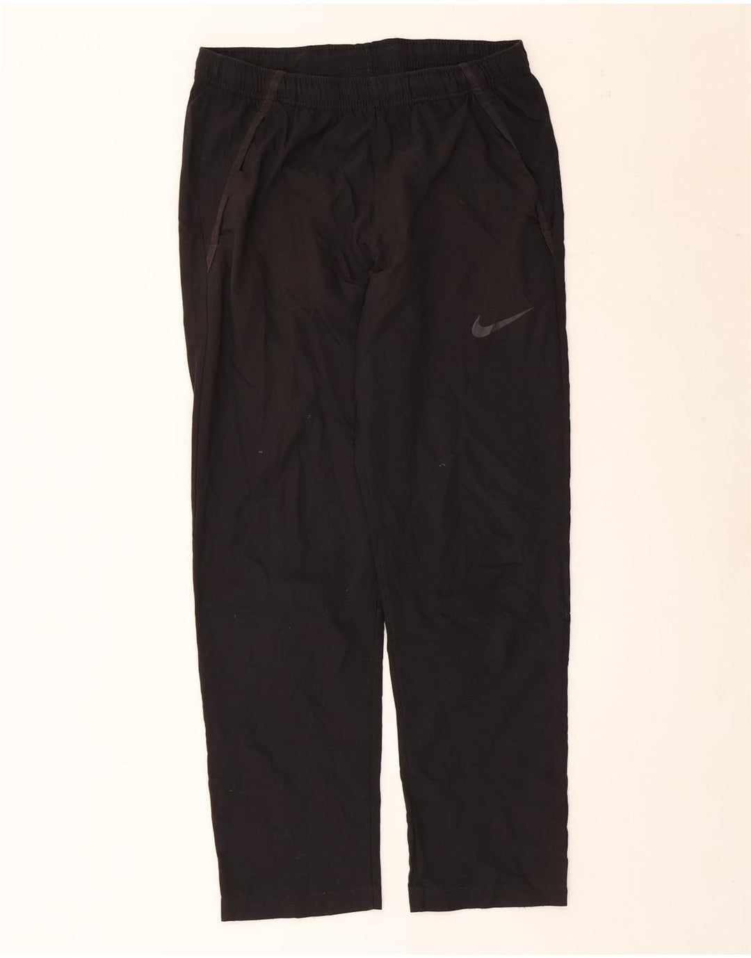 Męskie spodnie dresowe Nike Dri Fit, małe, czarne, poliestrowe