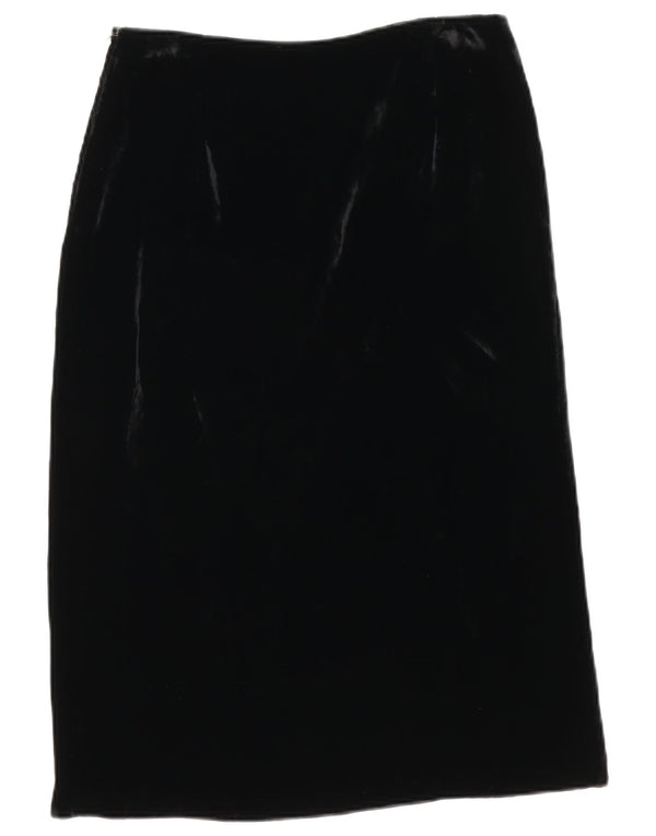Damska aksamitna spódnica midi z wysokim stanem Aspesi IT 46 Large W30 Black