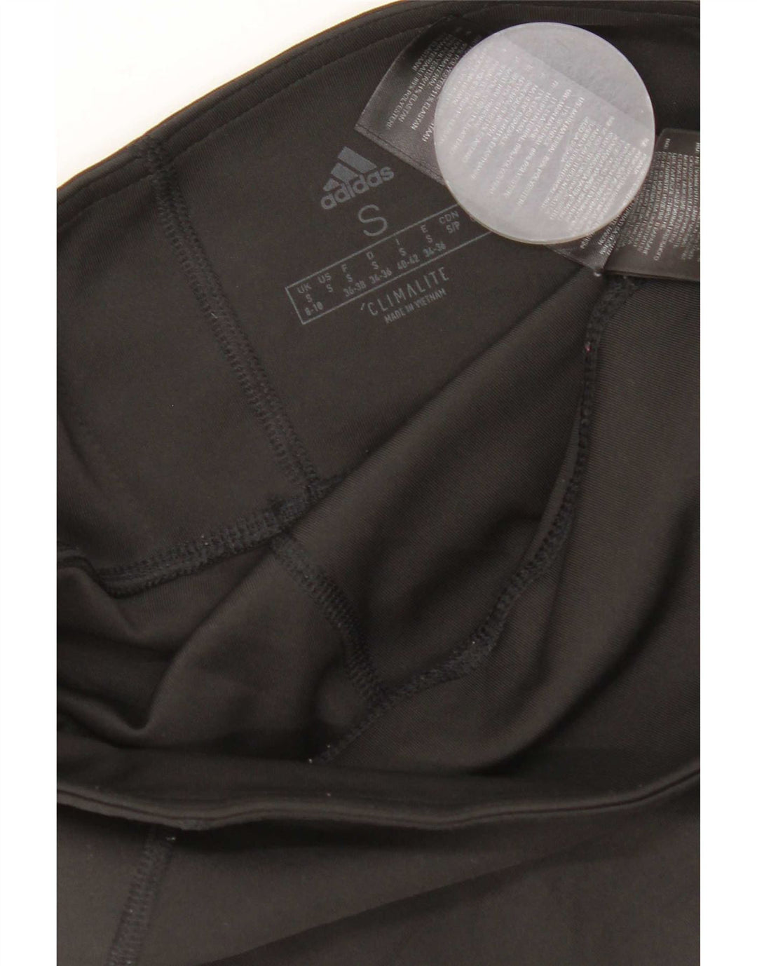 Legginsy Adidas Damskie Climalite Capri UK 8/10 Małe Czarne Poliester