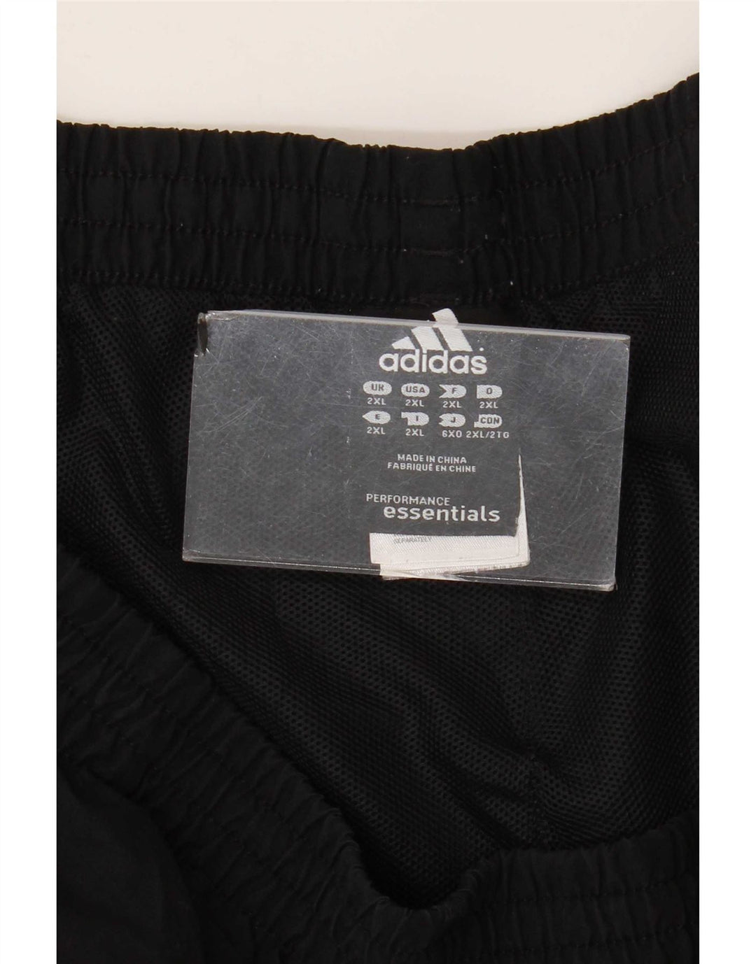 Męskie spodenki sportowe Adidas 2XL Czarny poliester