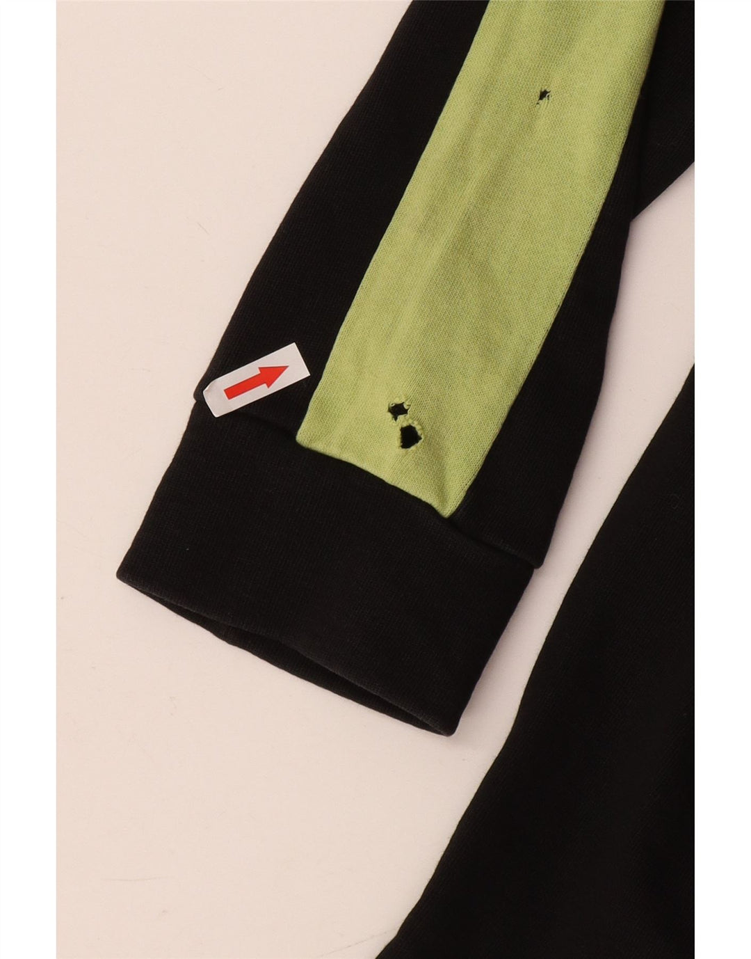 Damska bluza Puma Jumper UK 14 Średnia czarna bawełna z blokami kolorów