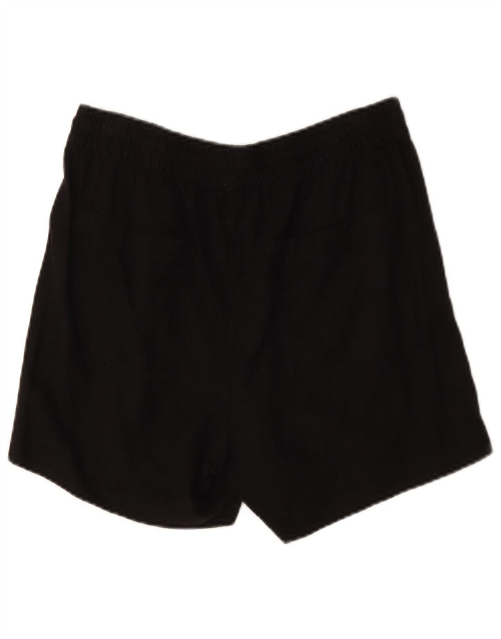Marks & Spencer Damskie spodenki Chino UK 12 Medium W30 Czarne lniane