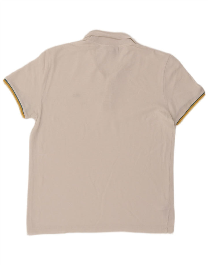 Męska koszulka polo Lacoste Slim Fit, rozmiar 5, duża, biała, bawełniana