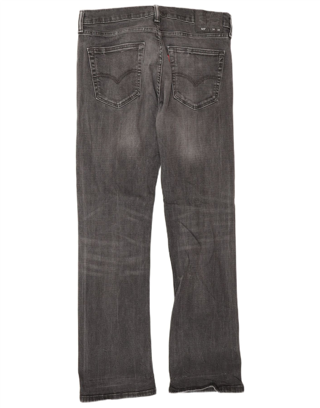 Męskie jeansy Levi's 527 Bootcut W34 L32 Szara bawełna
