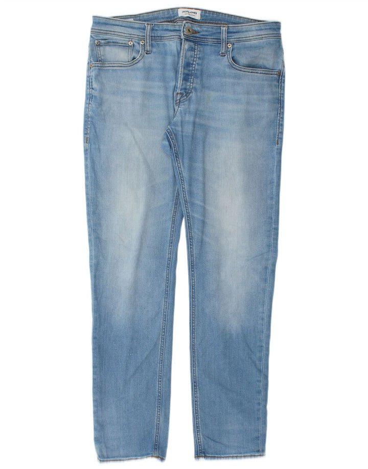 Męskie dżinsy Jack & Jones W34 L30 Niebieskie bawełniane