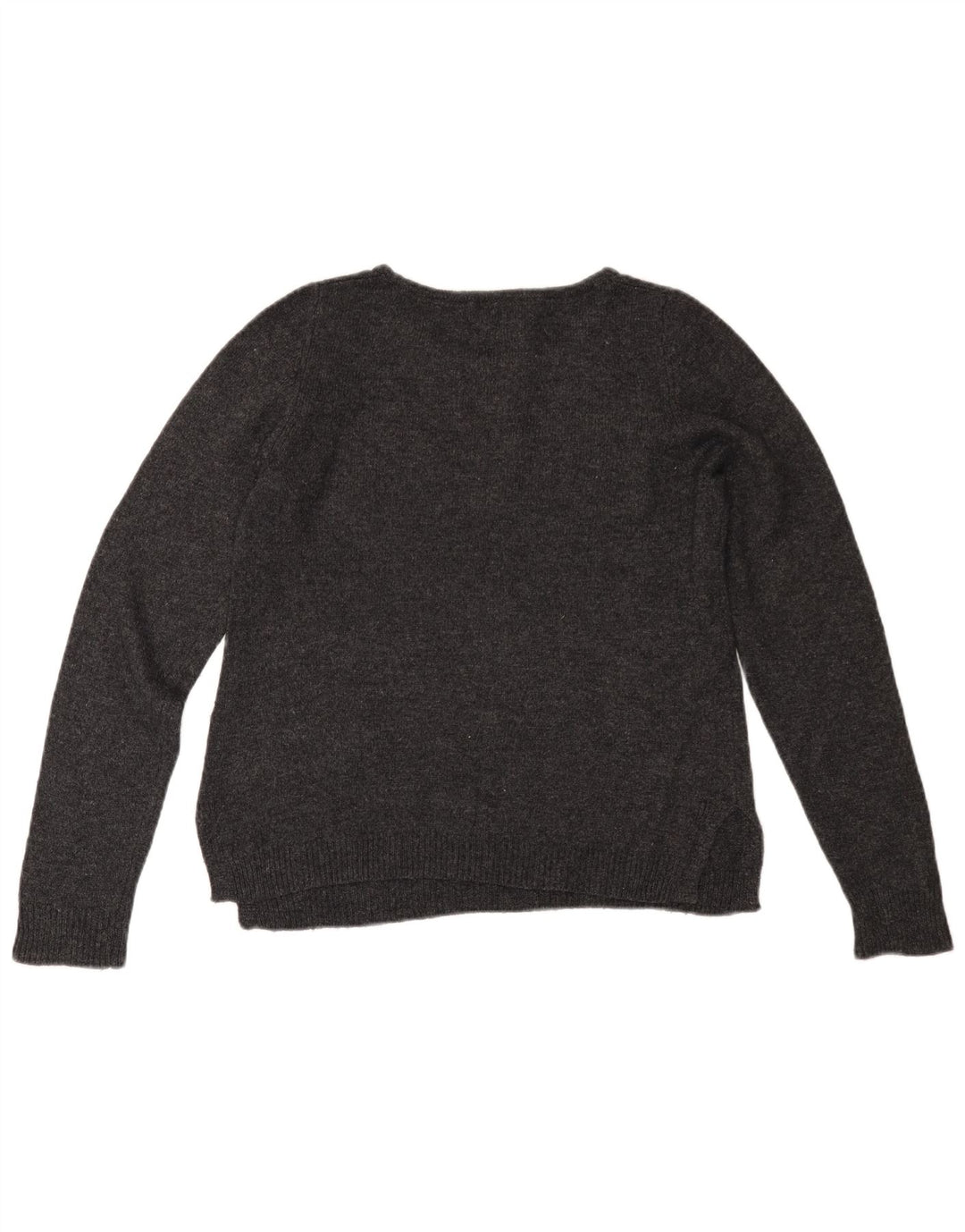 Damski sweter MONSOON z dekoltem w łódkę UK 12, średnioszary, bawełniany