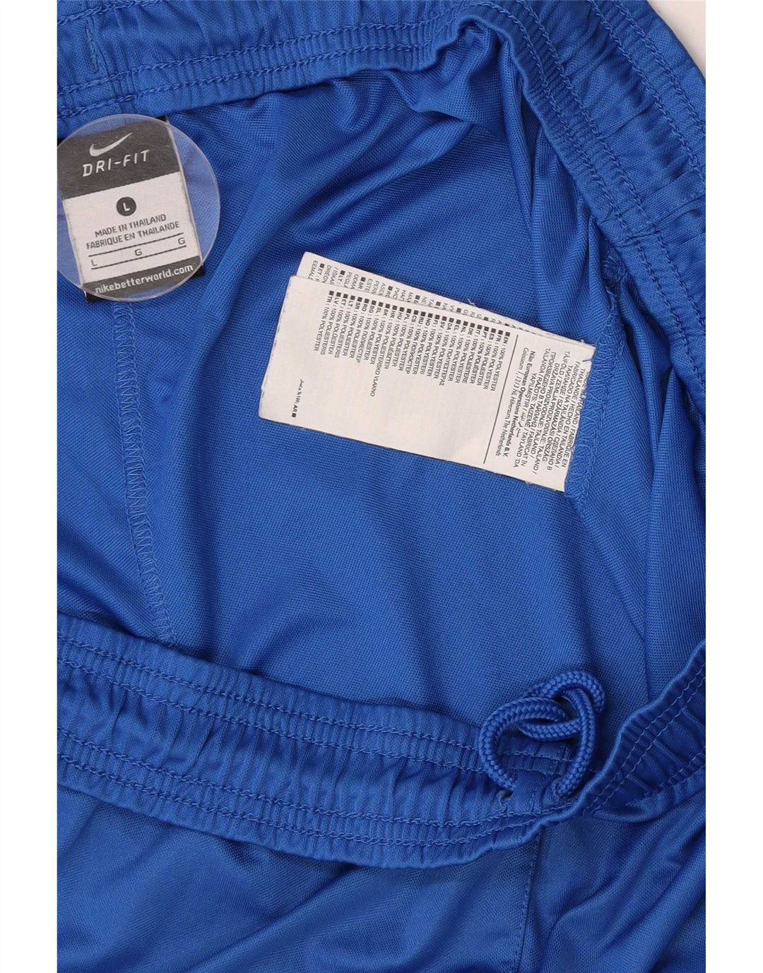 Męskie spodenki sportowe Nike Graphic o regularnym kroju, duże, niebieskie, sportowe z poliestru