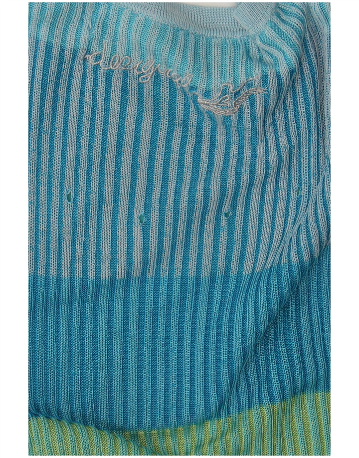 Damska sukienka letnia Desigual UK 4 XS w wielokolorowe paski