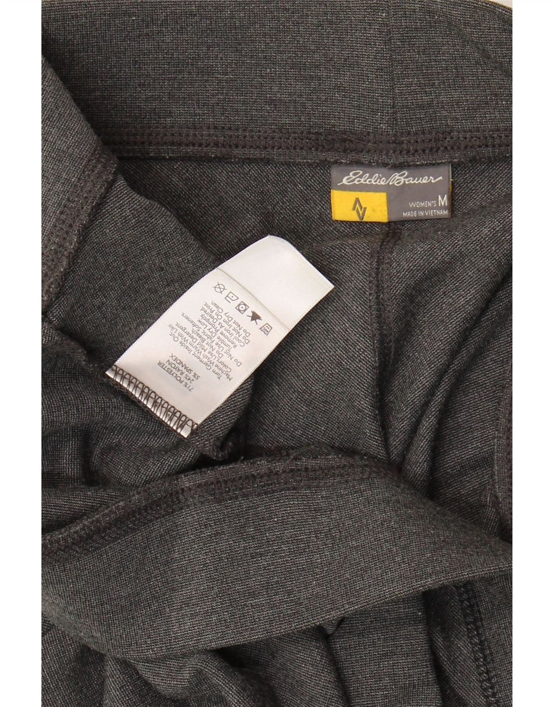 Damska spódnica w kształcie litery A Eddie Bauer, średnia W30, szary poliester