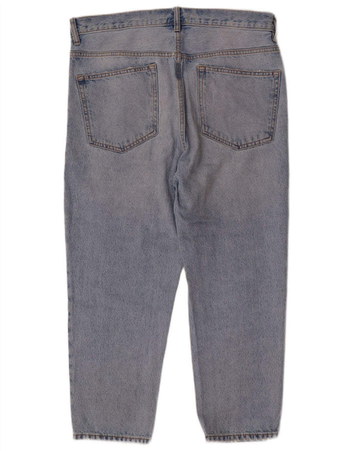 Męskie jeansy przycięte ZARA EU 42 Large W32 L24 Niebieskie