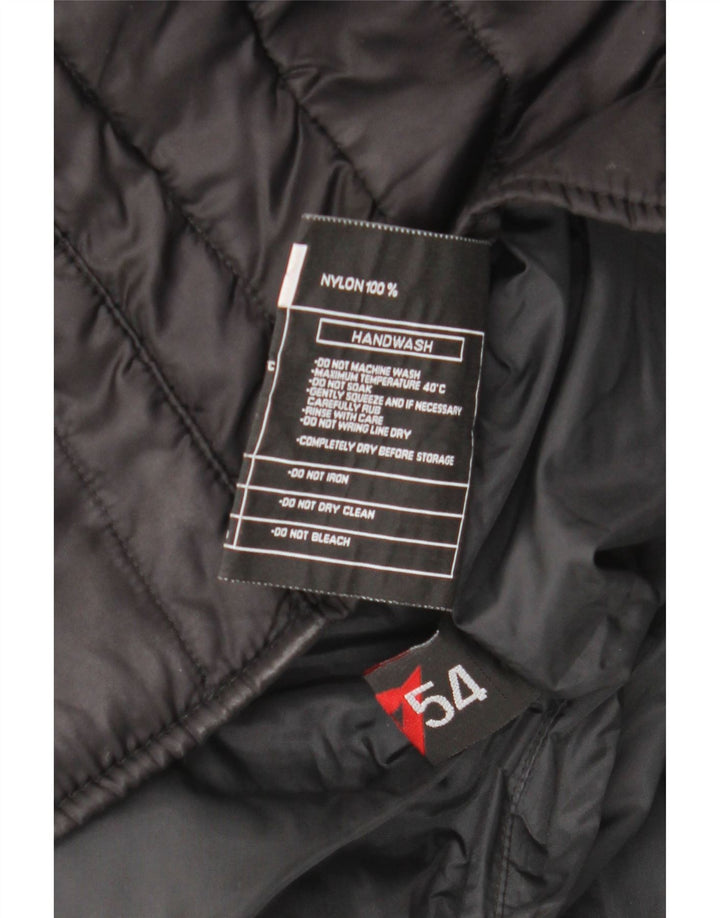 Męska kurtka motocyklowa DAINESE z grafiką EU 54, duża, czarna nylonowa