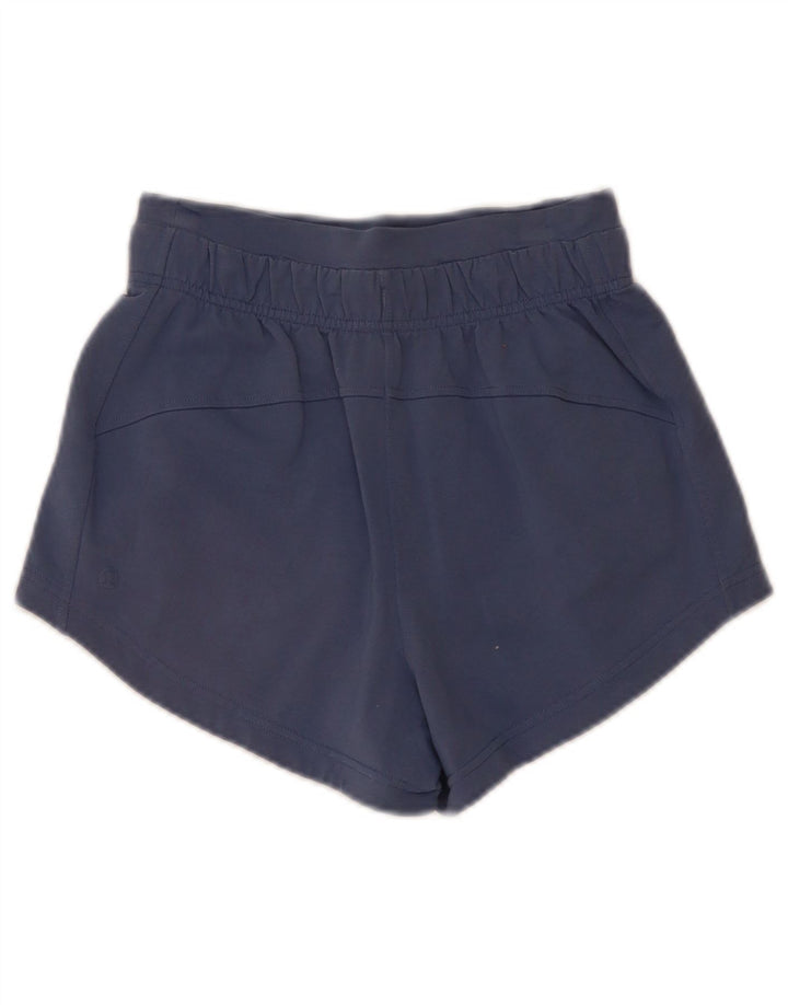 Damskie spodenki sportowe Lululemon US 4, małe, granatowe, bawełniane