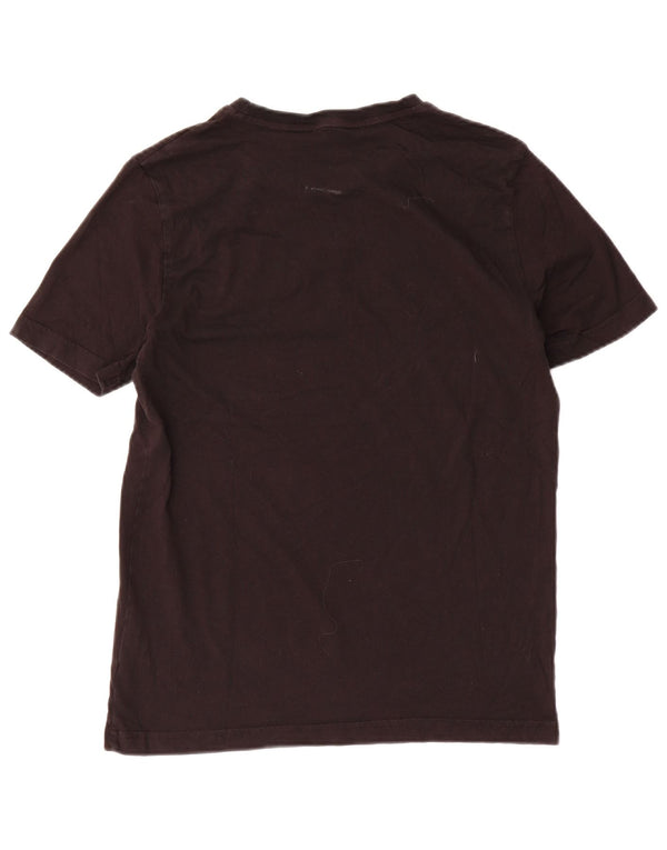 Męski T-shirt z grafiką Puma, mały, czarny, bawełniany
