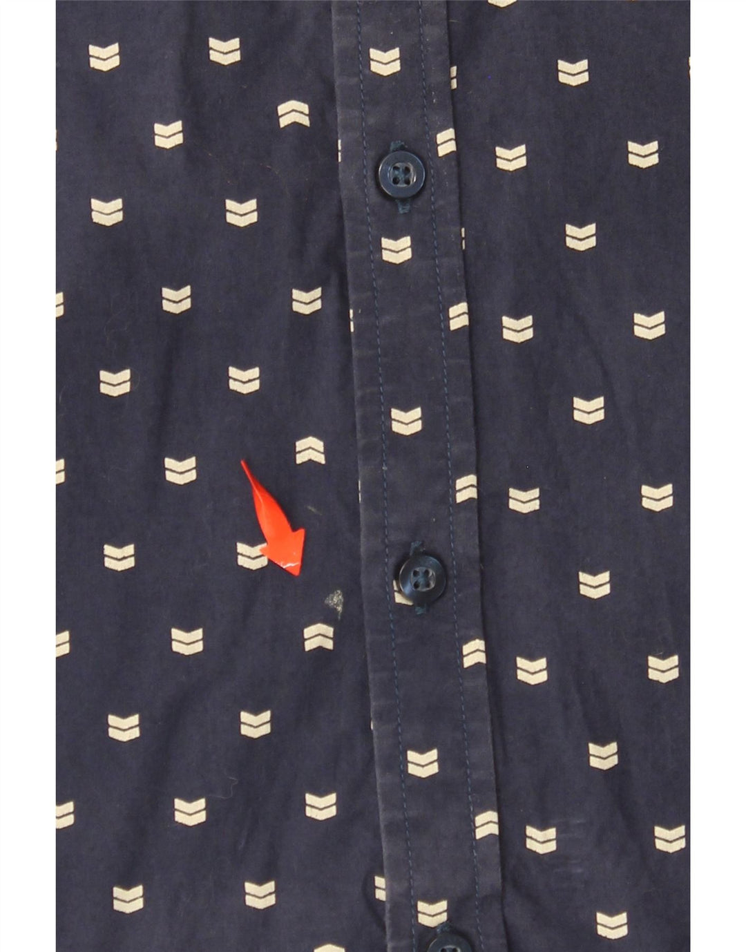 BILLABONG Męska koszula slim fit z krótkim rękawem, średnia, granatowa, bawełniana w cętki