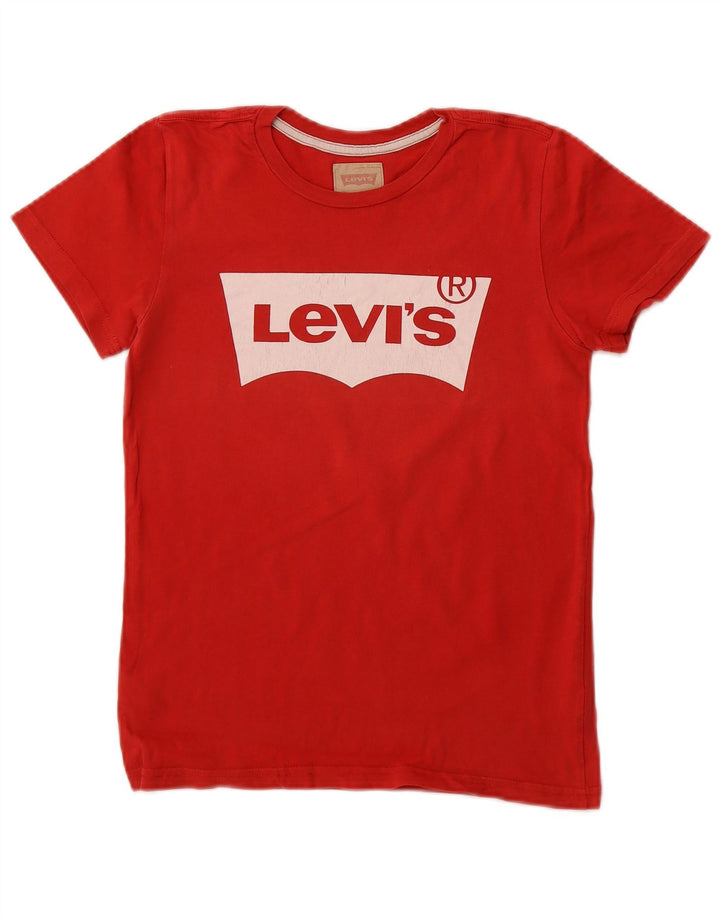 Koszulka chłopięca Levi's z grafiką, 11-12 lat, czerwona