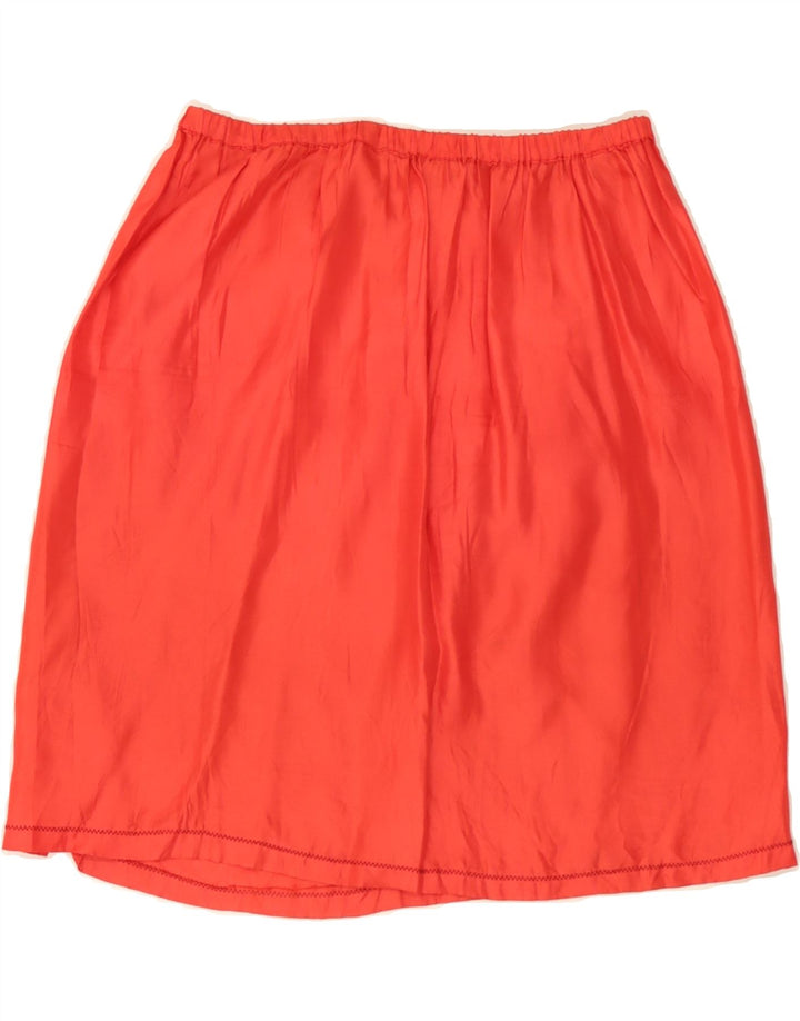 VINTAGE Womens Straight Skirt W32 Large Red Vintage Vintage and Second-Hand Vintage from Messina Hembry 