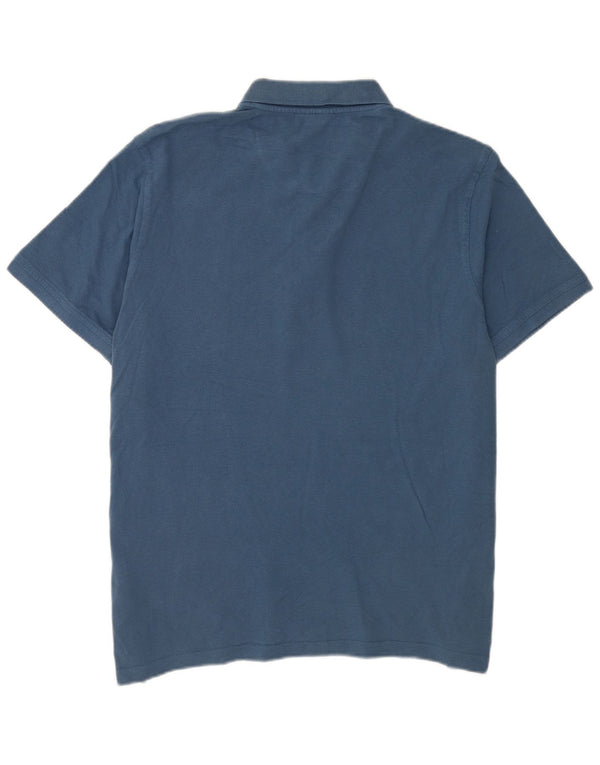 Męska koszulka polo z krótkim rękawem Pierre Cardin, 2XL, niebieska bawełna