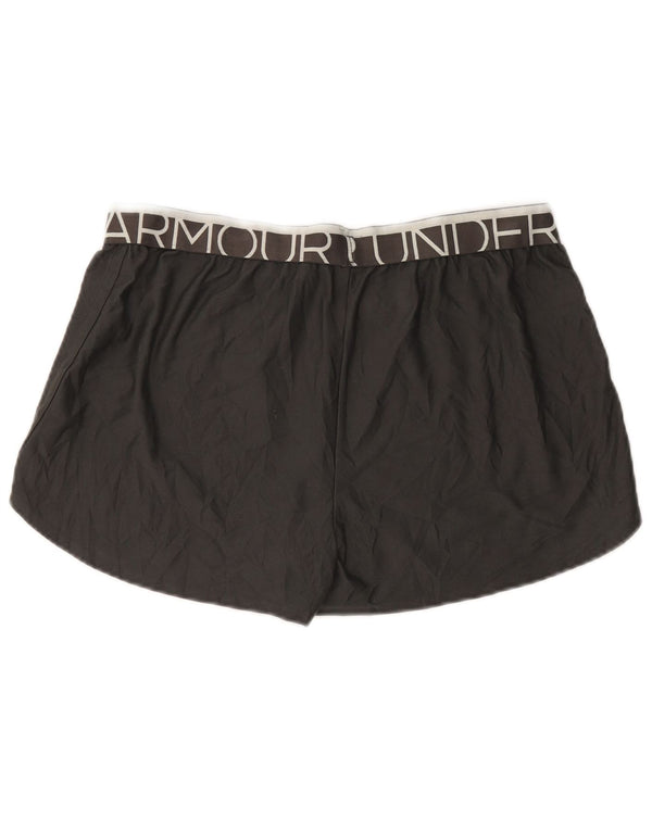 Damskie spodenki sportowe Under Armour Heat Gear Graphic UK 14, duże, czarne