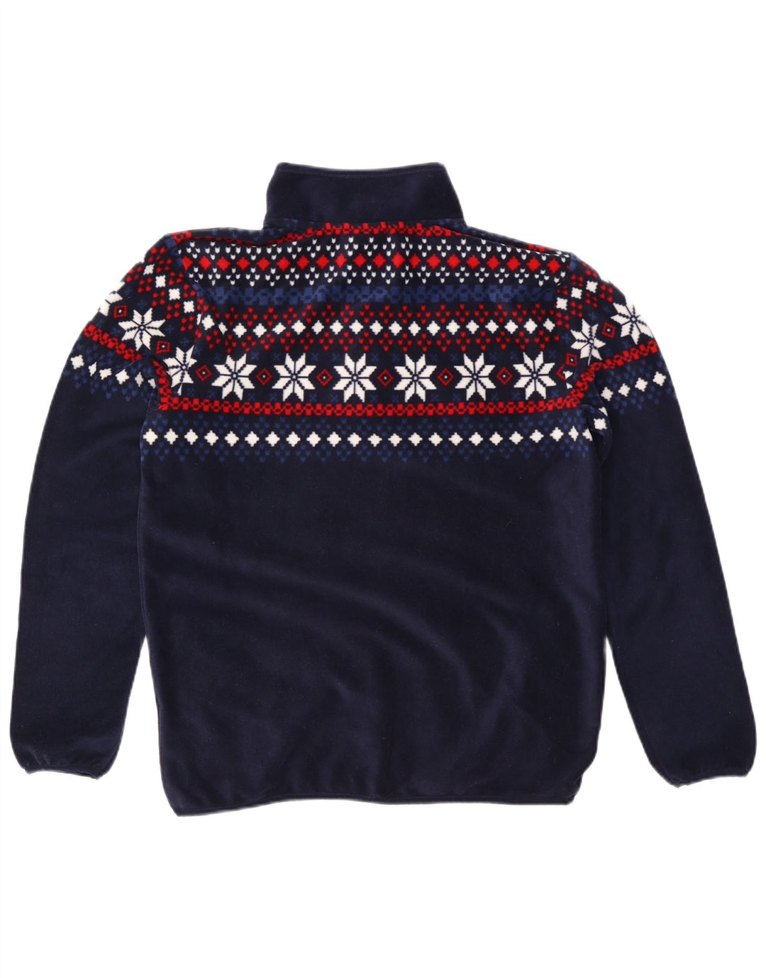 Męski dres TCM z zamkiem błyskawicznym, średni granatowy Fair Isle