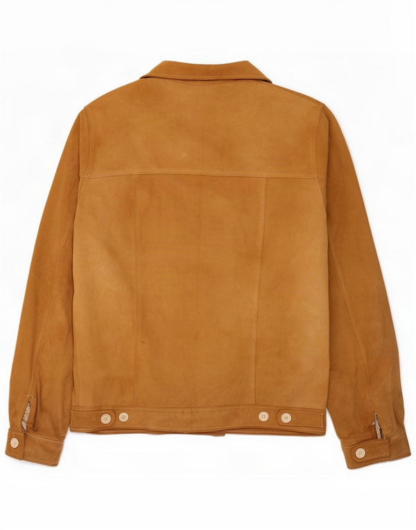 Męska kurtka zamszowa vintage UK 38 Medium Beige
