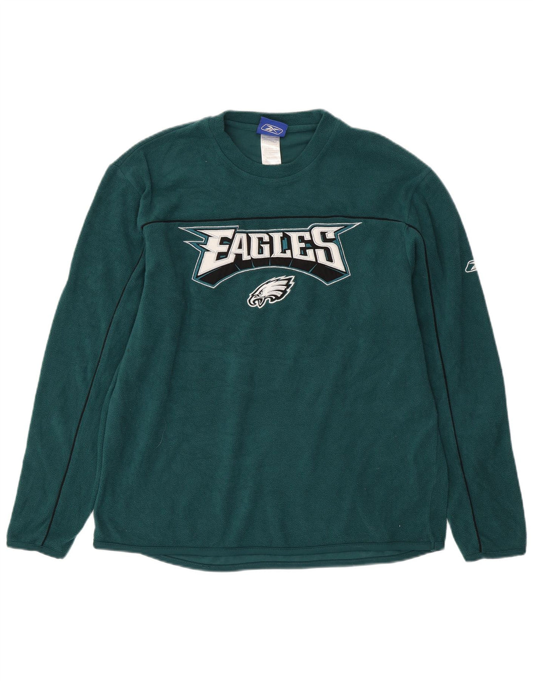 Męski sweter polarowy REEBOK Philadelphia Eagles Graphic, mały, zielony