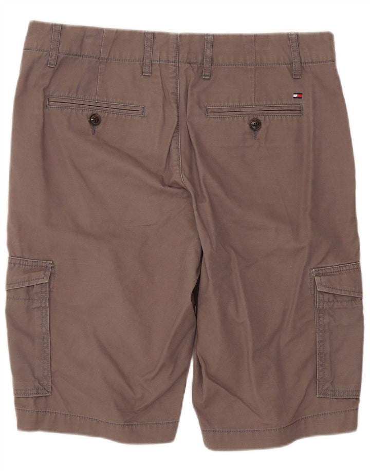 Męskie spodenki cargo TOMMY HILFIGER W31 Średnioszare, bawełniane