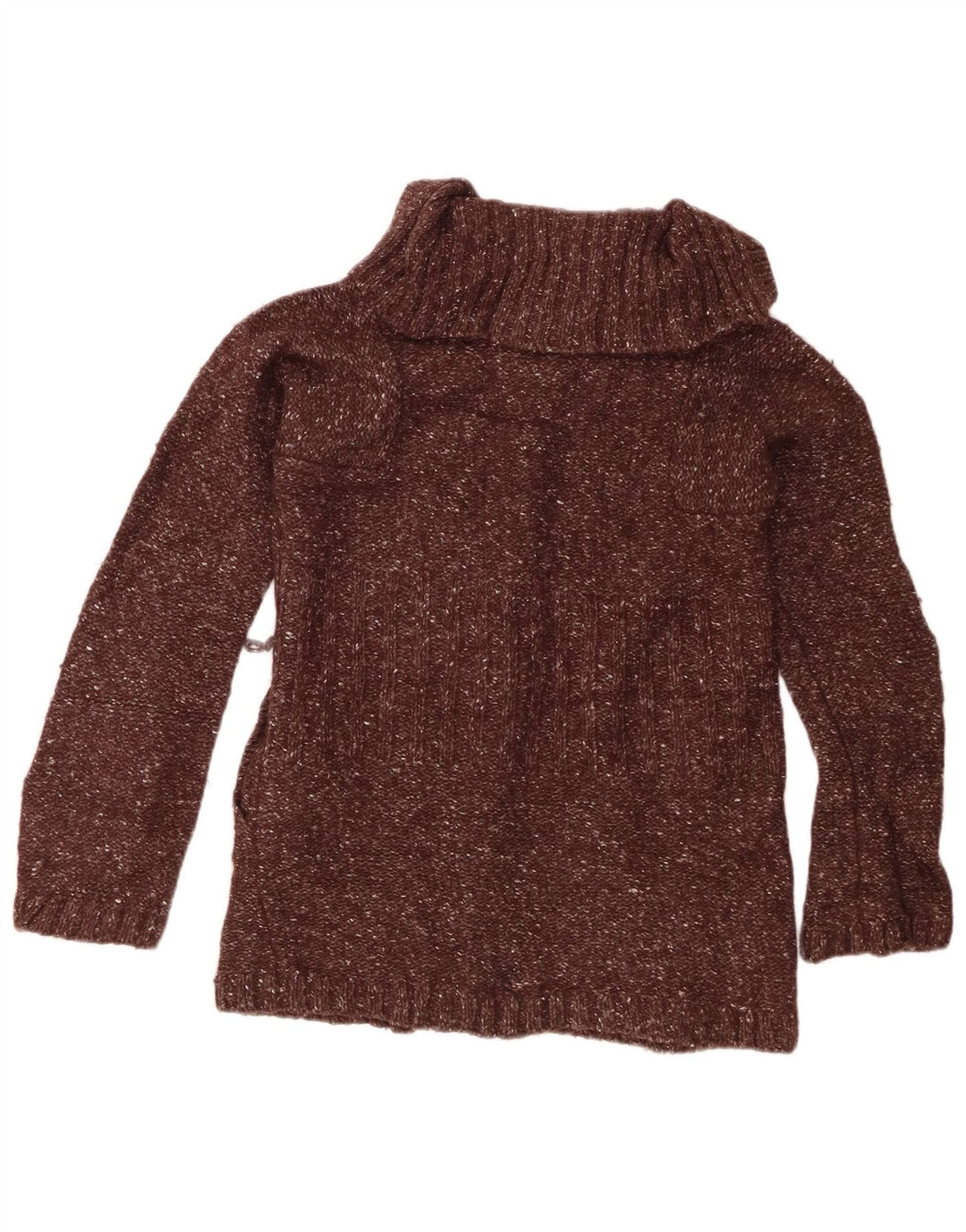 Sweter damski J. CREW UK 8, mały, brązowy, nakrapiany