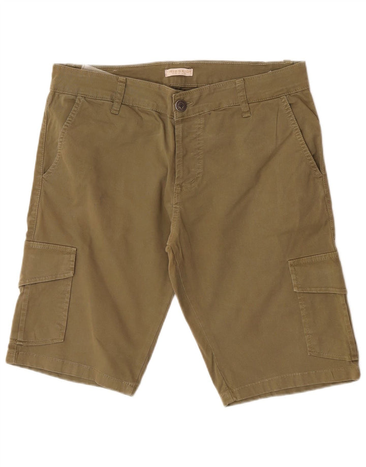 Męskie spodenki cargo Risskio W34, duże, khaki