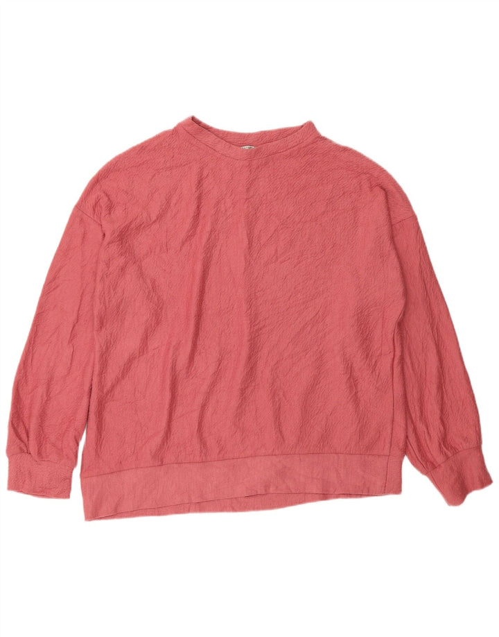 Damski sweter oversize Zara Trafaluc UK 10, mały, różowy