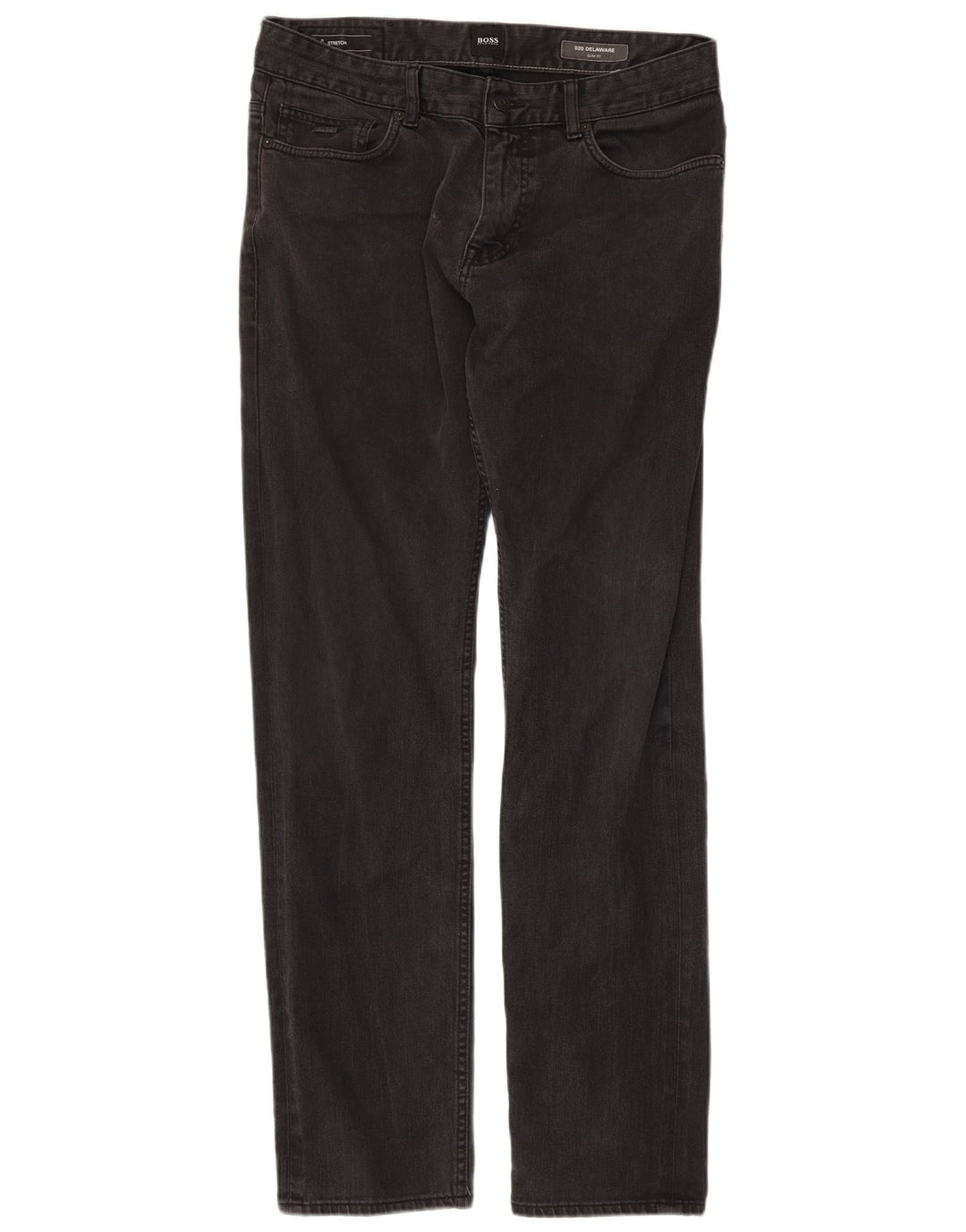 Damskie jeansy HUGO BOSS Delaware Slim W34 L32 Czarna bawełna