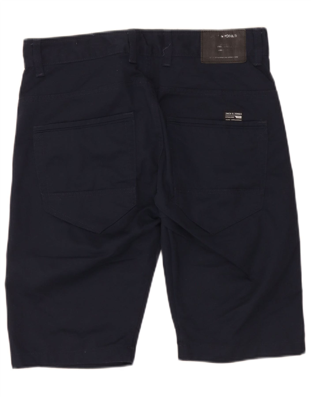 Męskie spodenki codzienne Jack & Jones, średnie W32, granatowe, poliestrowe