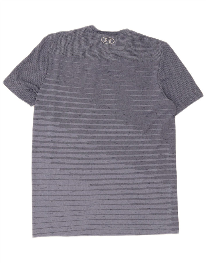 Męska koszulka t-shirt Under Armour Heat Gear w średnie niebieskie paski