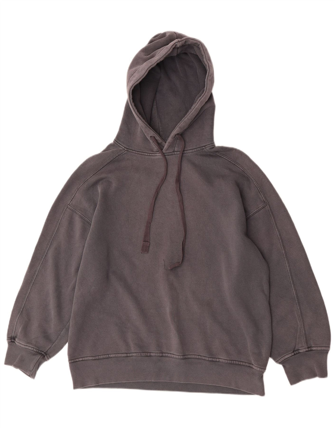 Damski sweter oversize z kapturem Zara UK 10 Small, szary, bawełniany