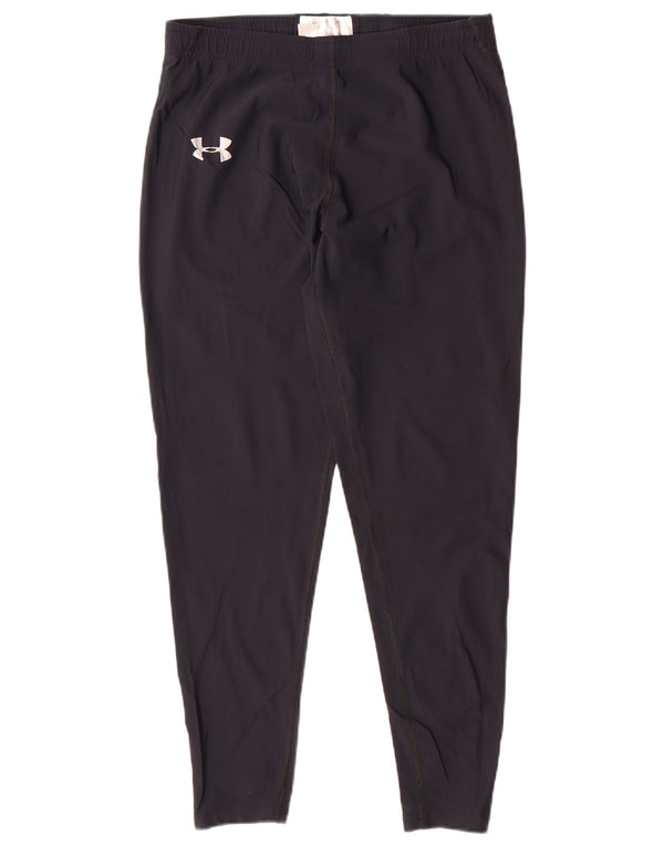 Damskie spodnie dresowe UNDER ARMOUR Heat Gear UK 14, duże, granatowe