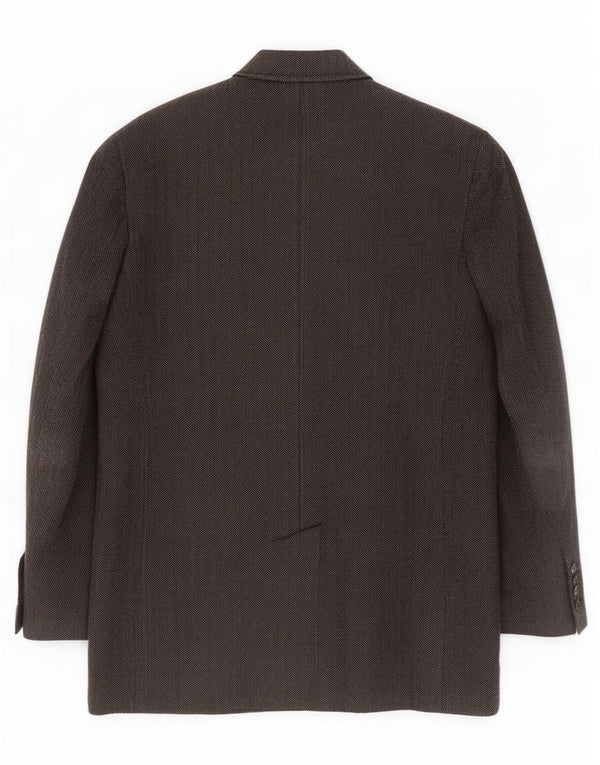Płaszcz męski Gant UK 42 XL, szary, poliester w jodełkę