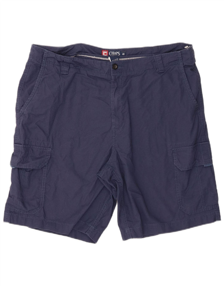 Męskie spodenki cargo Chaps W40 XL granatowe, bawełniane