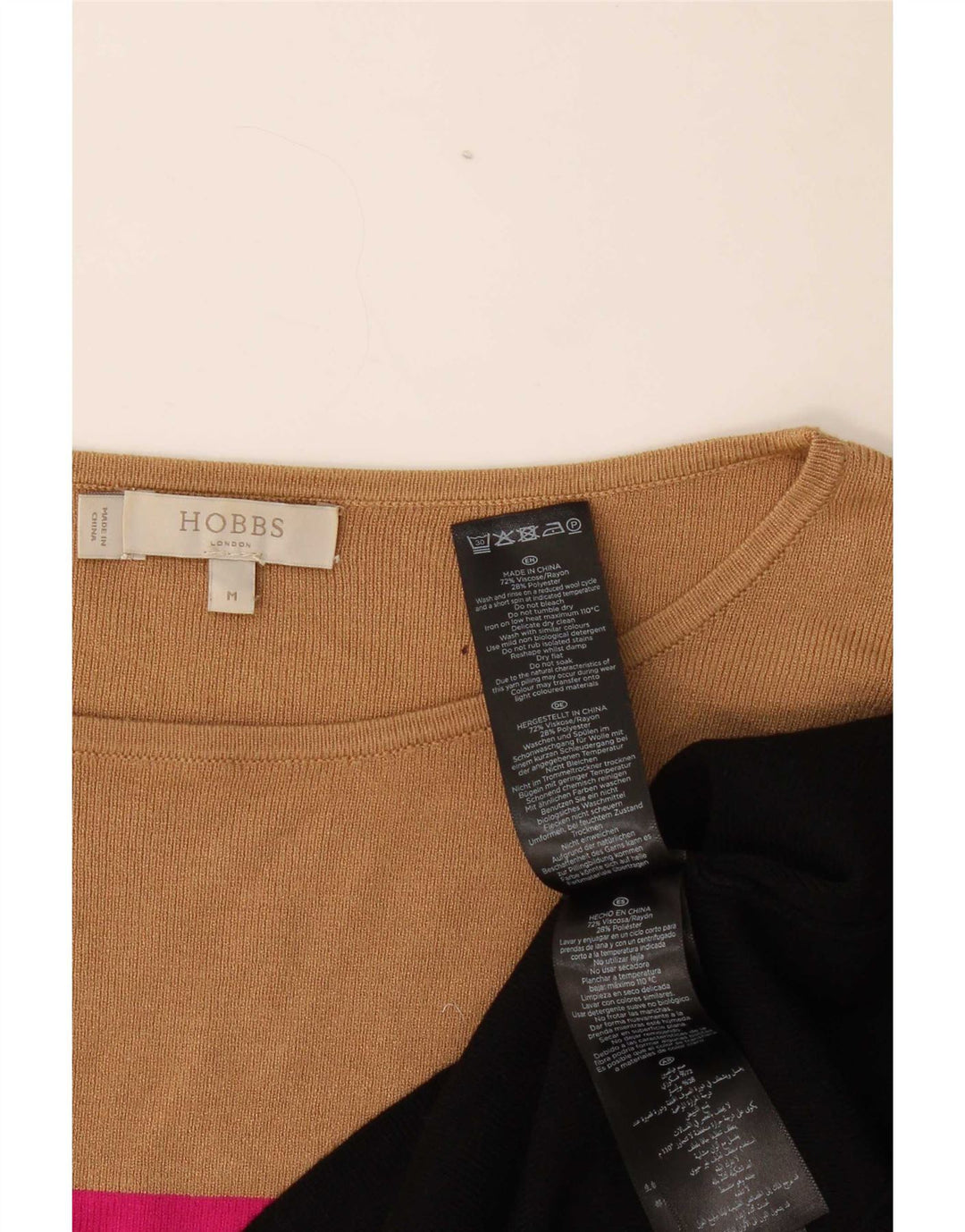 Sweter damski Hobbs z dekoltem w łódkę, UK 14, średni, wielokolorowy