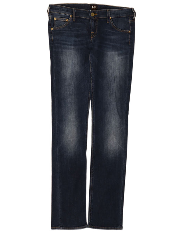 Damskie jeansy Lee Lynn Narrow Slim W31 L33 Granatowe, bawełniane