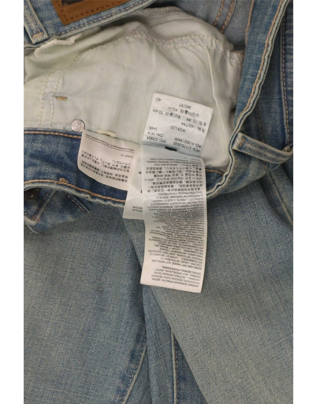 Damskie jeansy Levi's Demi Curve Mid Rise Bootcut US 8 Medium W29 L32 Niebieskie