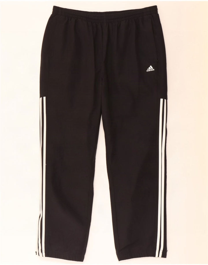 Męskie spodnie dresowe Adidas 2XL, czarny poliester