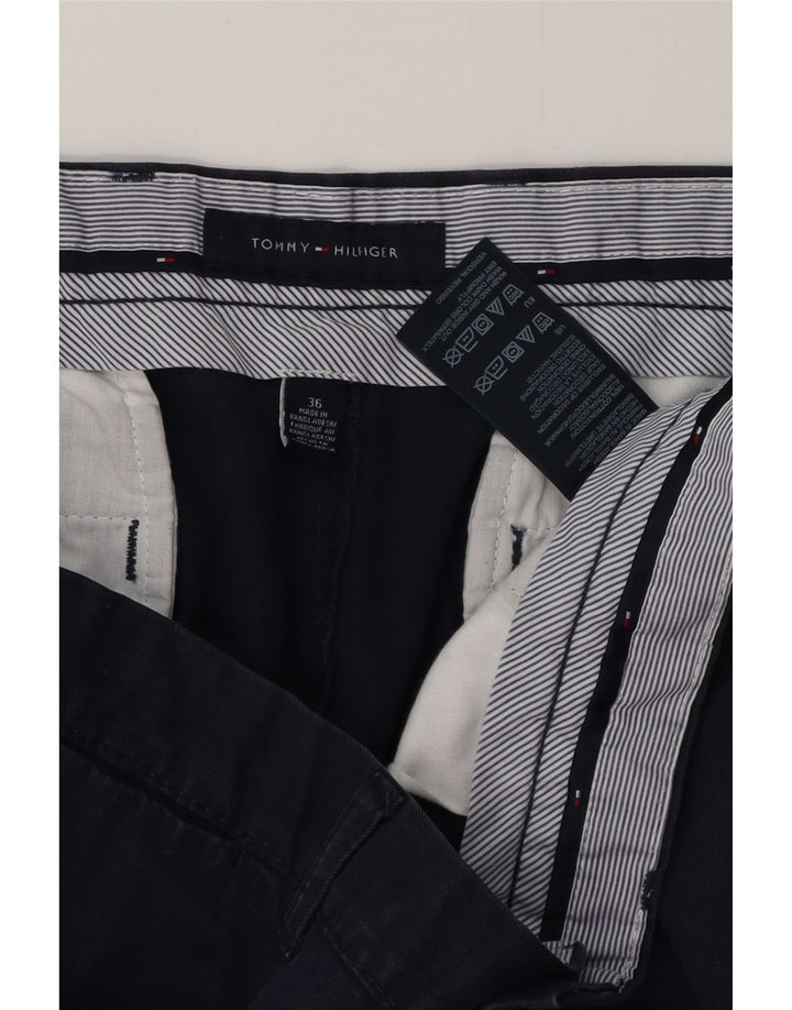 Męskie spodenki Chino TOMMY HILFIGER W36, duże, granatowe, bawełniane