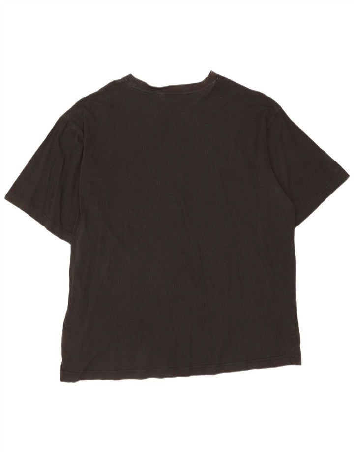 T-shirt męski Kappa Top 4XL Czarna bawełna