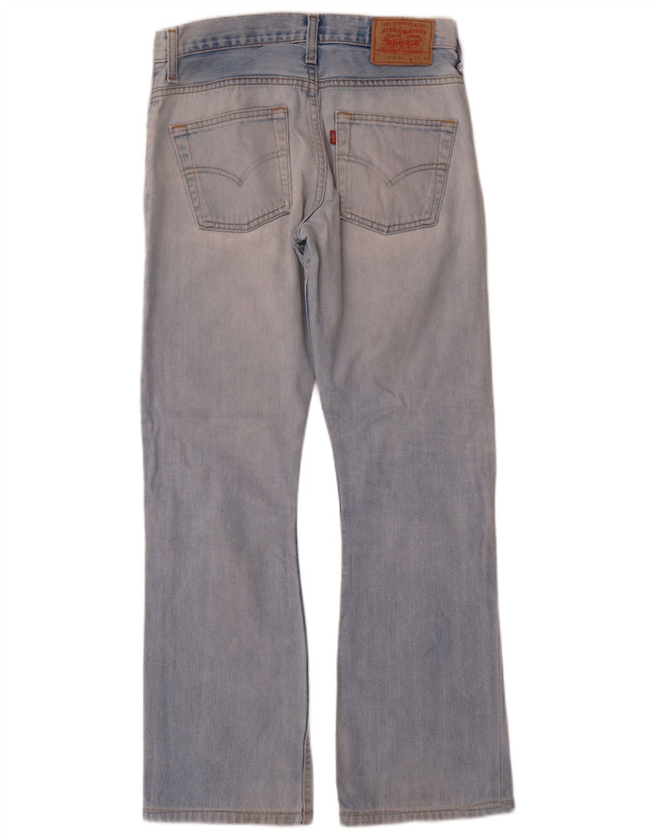Męskie jeansy Levi's 516 Straight W31 L31 Niebieskie bawełniane