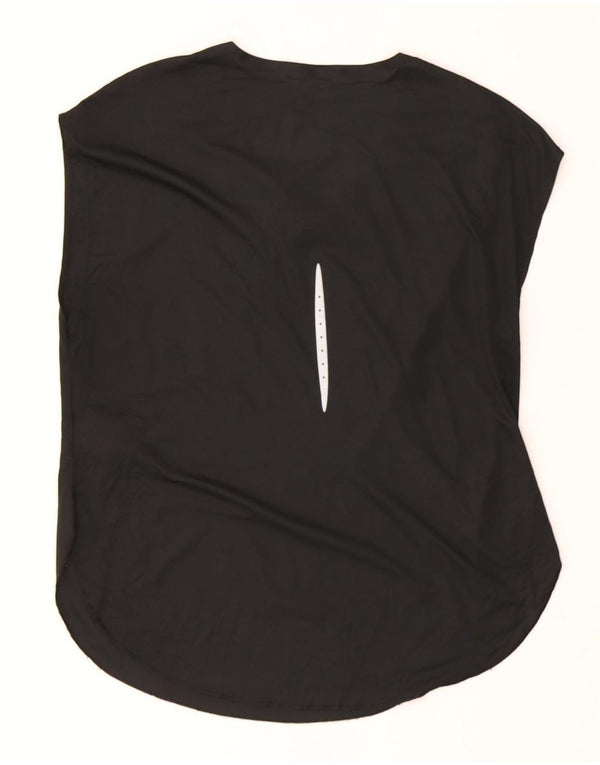 Damska koszulka Nike Dri Fit Top UK 16, duży, czarny poliester