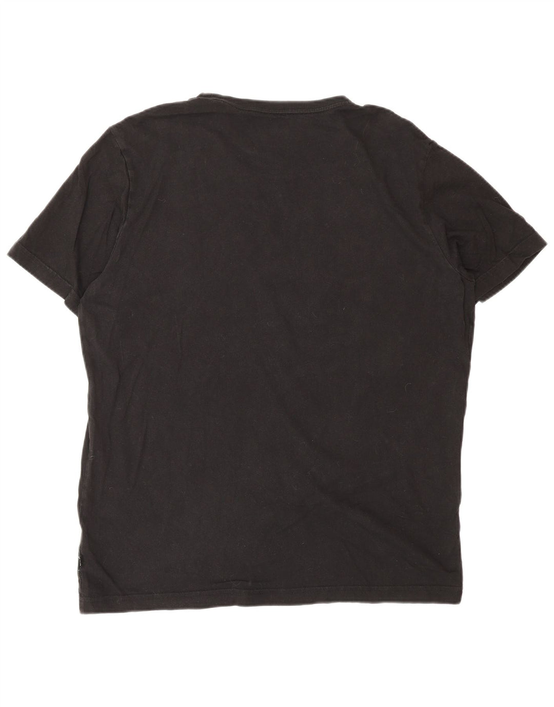 Męski T-shirt z grafiką PUMA, duży, czarny, bawełniany