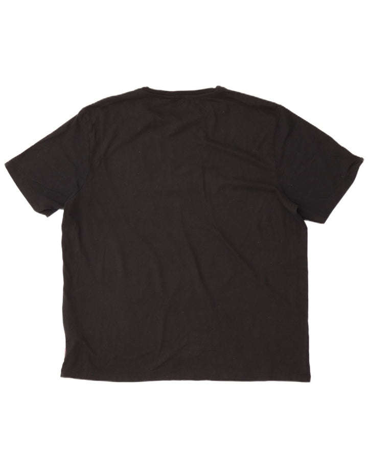 Męski T-shirt z grafiką Levi's Top 2XL, czarna bawełna
